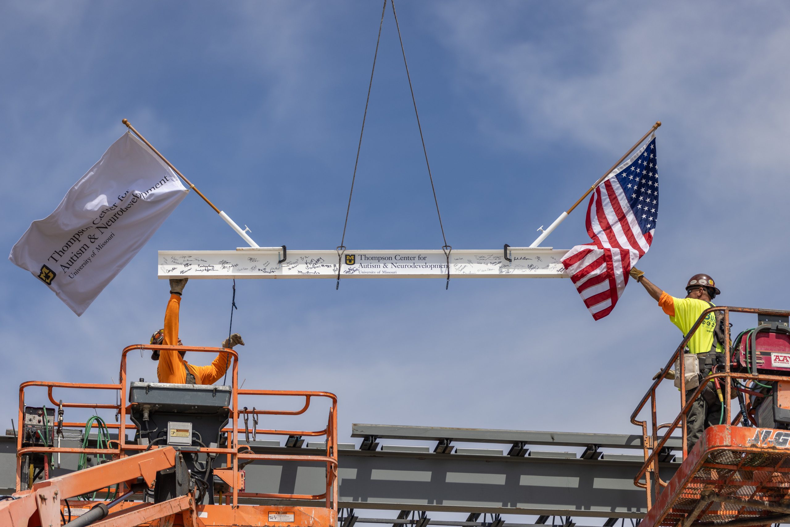 New Building Topping Out Ceremony